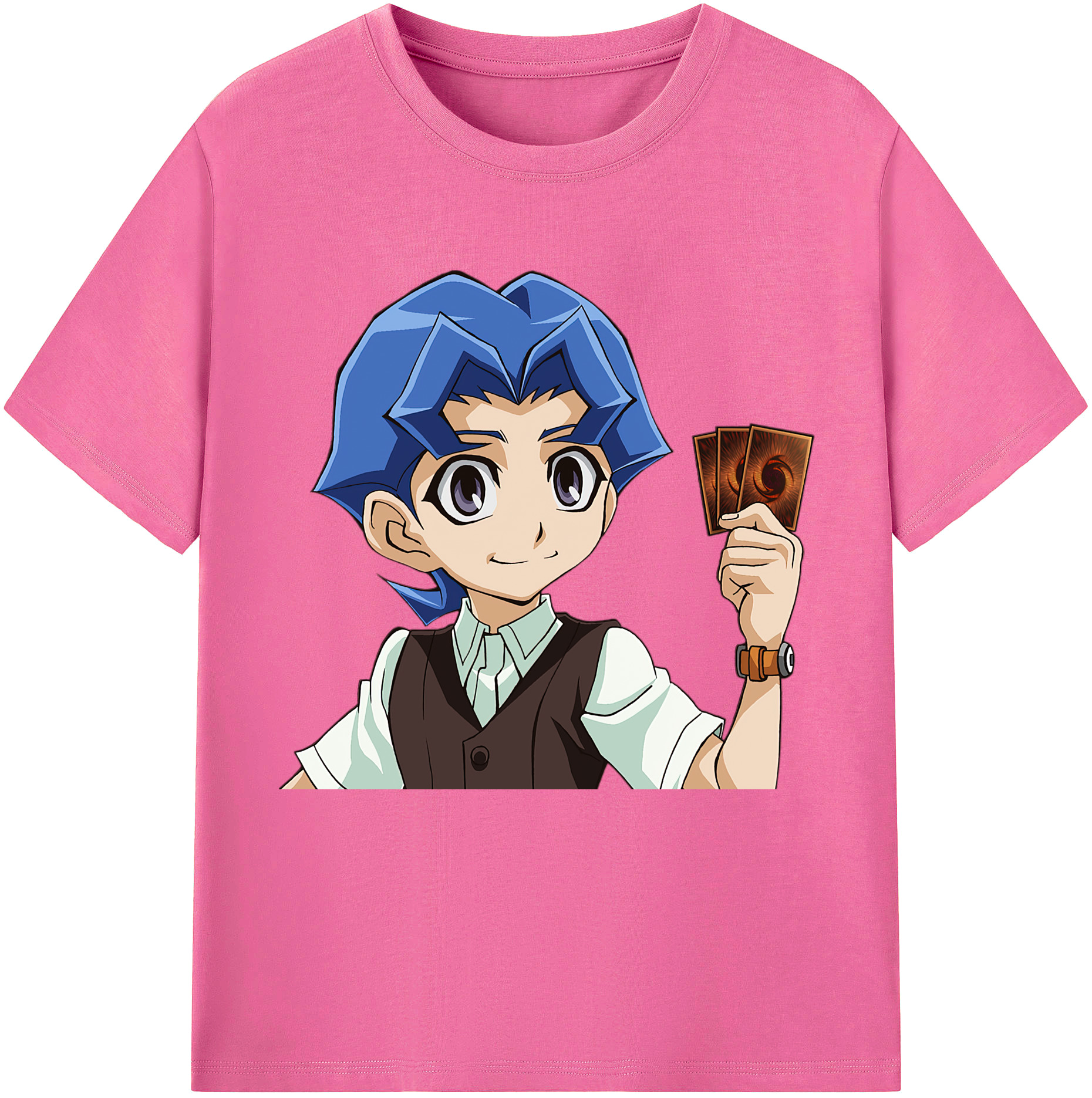 （画像用） 遊☆戯☆王 Yu-Gi-Oh! レディースカジュアルプリントTシャツ（綿100％）
